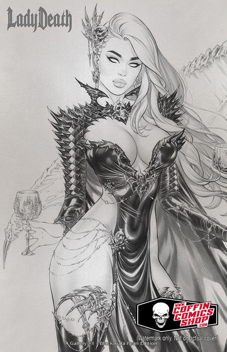 Lady Death: Gallery #1 - Black Gala Pearl Edition (BP Edition!) - Black Gala Vault