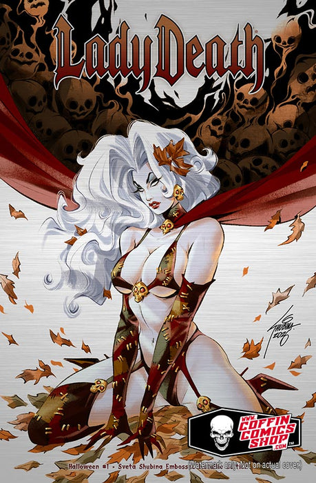 Lady Death: Halloween #1 – Sveta Shubina Embossed Metallic Edition