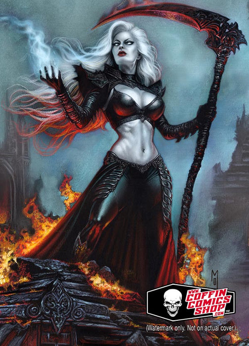 Lady Death: Hell Bringer Metallicard (Mockup) - Catacomb 1/22