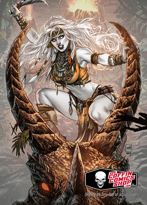 Lady Death: Huntress Metallicard