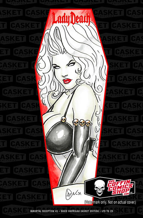 Lady Death: Immortal Deception #1 - David Harrigan Casket Edition