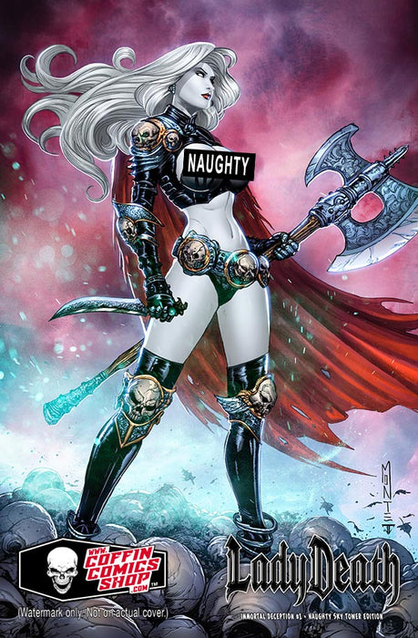 Lady Death: Immortal Deception #1 - Naughty Sky Tower Edition