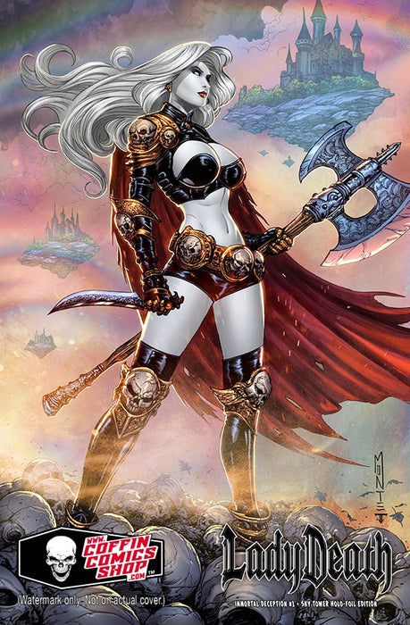 Lady Death: Immortal Deception #1 - Sky Tower Holo-Foil Edition