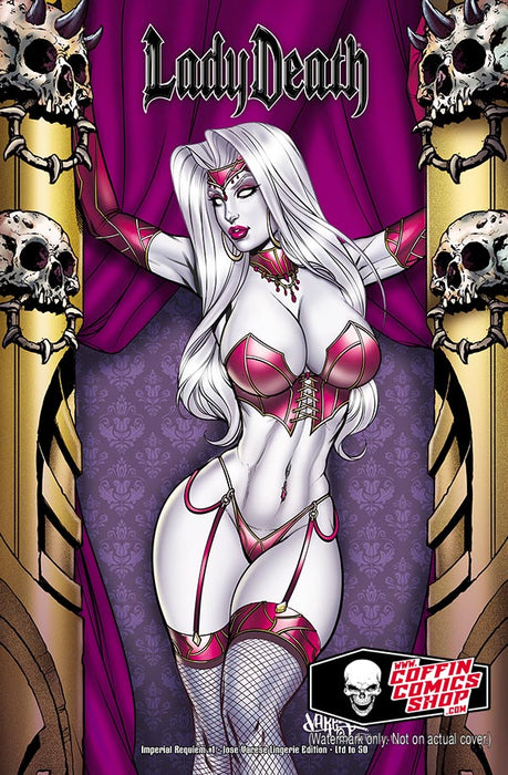 Lady Death: Imperial Requiem #1 - Jose Varese Lingerie Edition (Mockup) - After Holidaze Vault - Saturday