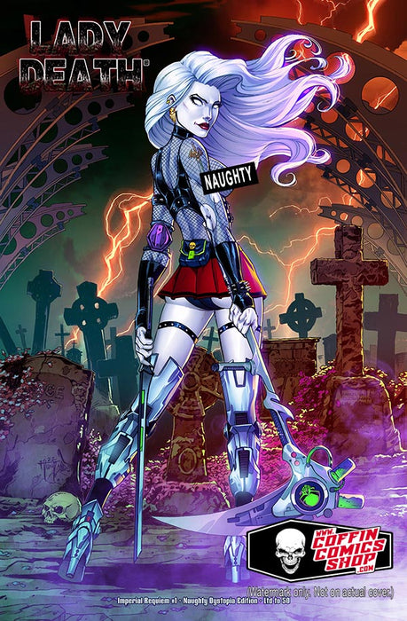 Lady Death: Imperial Requiem #1 - Naughty Dystopia Edition (BP Edition!) - Catacomb 11/14