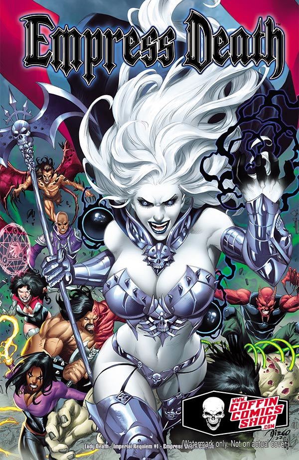 rare lady death cards Lady Death rare Translucent insert cards set 1990s main image 0