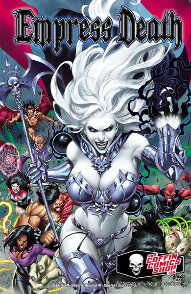 rare lady death cards Death: Last Stand -- SWORN (Limited first printing) Art of Ashley Witter ready to bravely lead you into the unknown Lady Death Comic Trading Cards