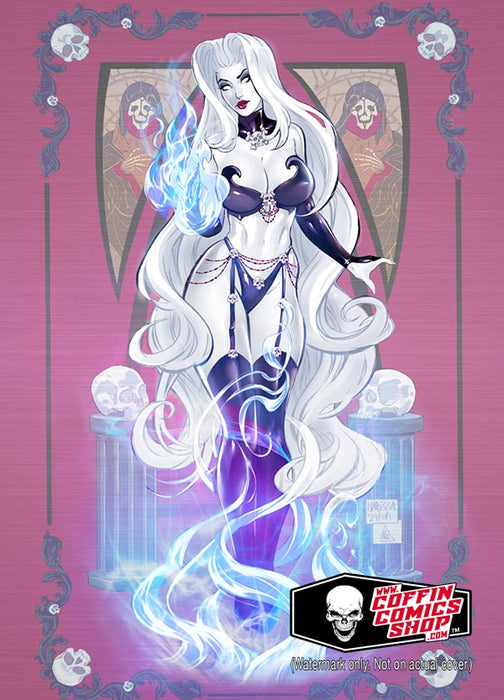 Lady Death: Illumination Metallicard (Mockup) - Catacomb 8/27