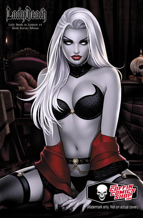 Lady Death in Lingerie #1 - Keith Garvey Edition (LOW #6) - Catacomb 3/19