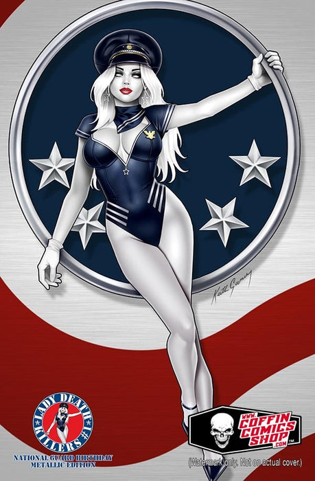 Lady Death: Killers #1 - National Guard Birthday Metallic Edition (BP Edition!)