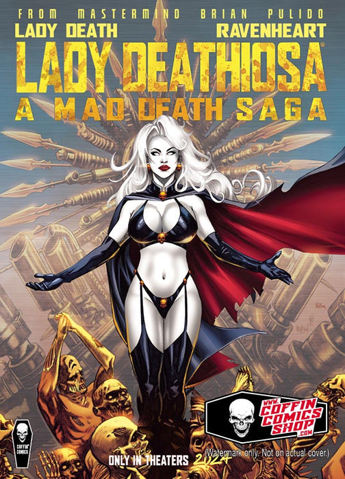 Lady Death: Lady Deathiosa Metallicard (BP Edition!) - Catacomb 8/27
