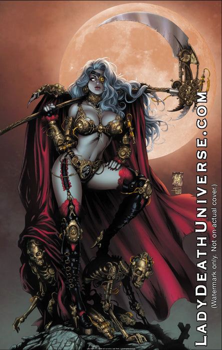 Lady Death: Lady Steam 11x17" Print
