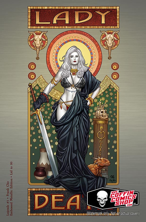 Lady Death: Legends #1 - Frank Cho Embossed Metallic Edition