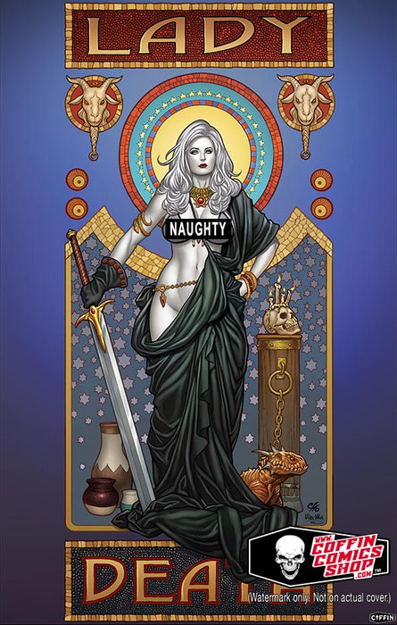 Lady Death: Legends Frank Cho Naughty 11x17" Print