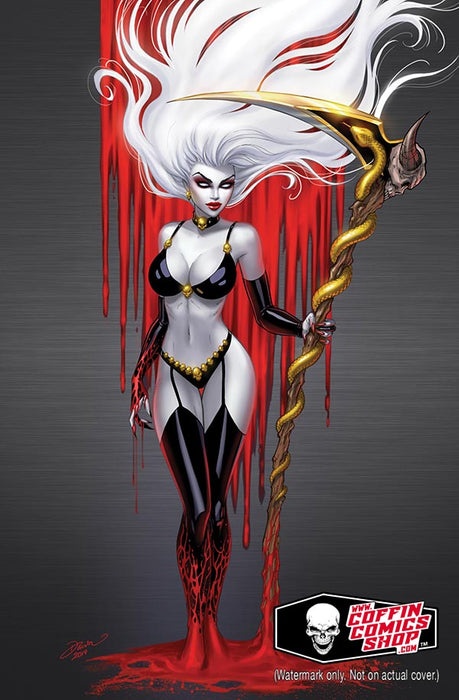 Lady Death: Malevolent Decimation #1 - Ghostly Virgin Art Metallic Edition