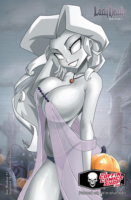 Lady Death: Masters - Dan Mendoza #1 Graveyard Thrills Metallic Edition