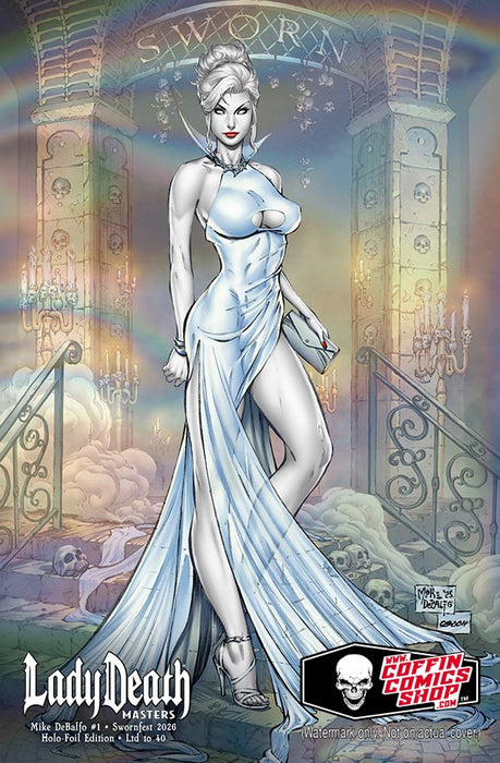 Lady Death: Masters - Mike DeBalfo #1 Swornfest 2026 Holo-Foil Edition