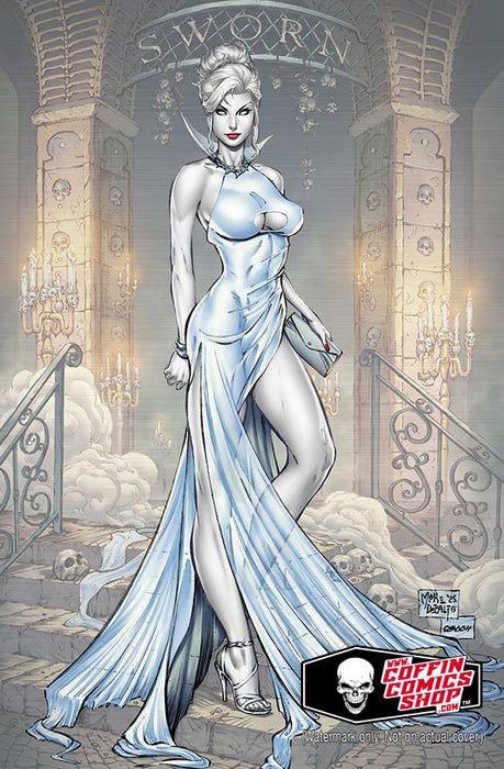 Lady Death: Masters - Mike DeBalfo #1 Swornfest 2026 Virgin Art Metallic Edition
