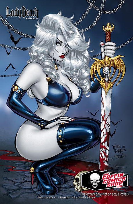 Lady Death: Masters - Mike DeBalfo #1 Swornfest Mike DeBalfo Edition (BP Edition!) - Warehouse Finds 9/11