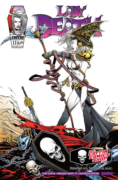 Lady Death: Mischief Night #1 - Deathela Edition (Catacomb 6/4)