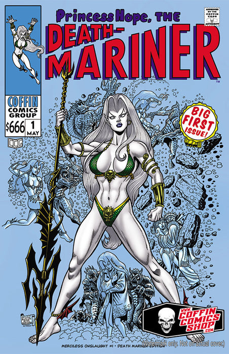 Lady Death: Merciless Onslaught #1 - Death Mariner Edition (BP Edition!) - Catacomb 8/13
