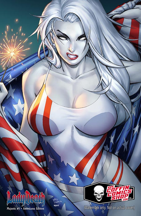 Lady Death: Majestic #1 – Americana Edition (Mockup)