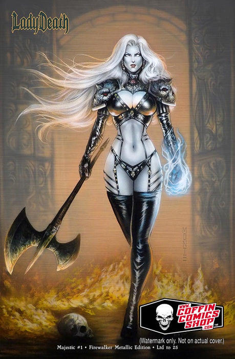Lady Death: Majestic #1 - Firewalker Metallic Edition (BP Edition!)