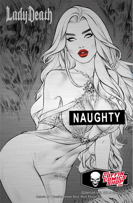 Lady Death: Majestic #1 - Naughty Serpent Black Metal Edition (Mockup) - Mockup Monday 2/23