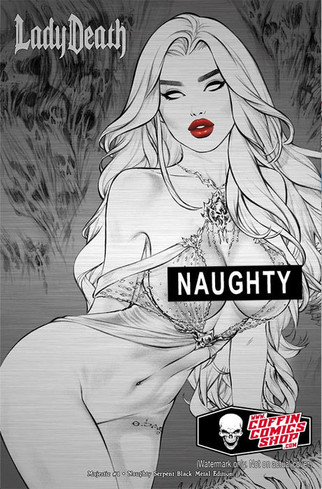 Lady Death: Majestic #1 - Naughty Serpent Black Metal Edition