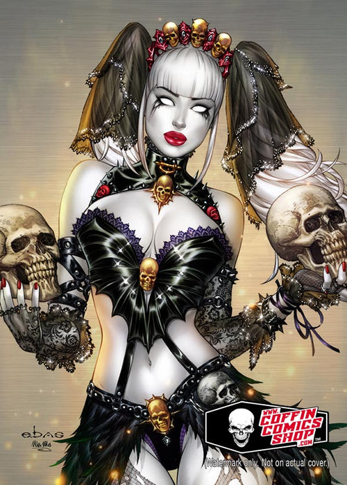 Lady Death: Masters e.Bas Metallicard