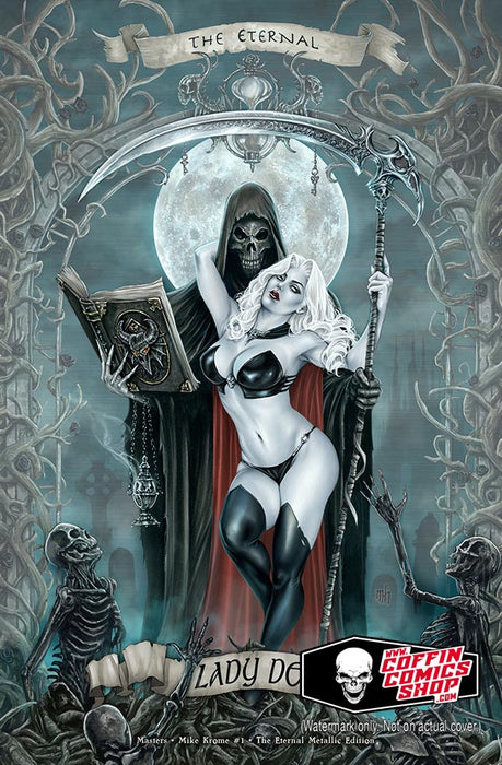 Lady Death: Masters - Mike Krome #1 The Eternal Metallic Edition (Catacomb 10/31)