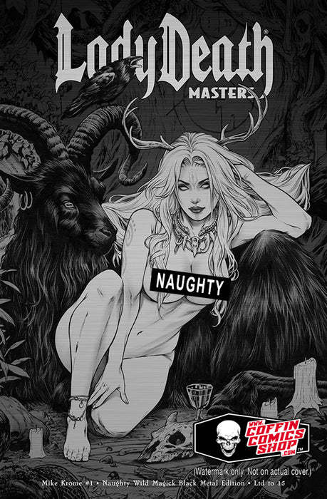 Lady Death: Masters - Mike Krome #1 Naughty Wild Magick Black Metal Edition