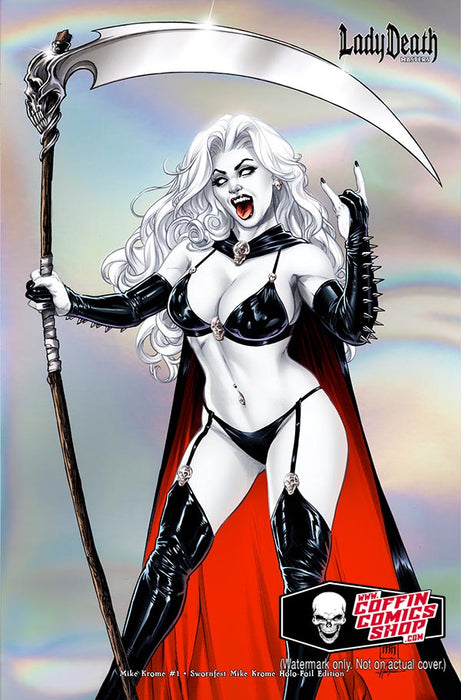 Lady Death: Masters - Mike Krome #1 Swornfest Mike Krome Holo-Foil Edition