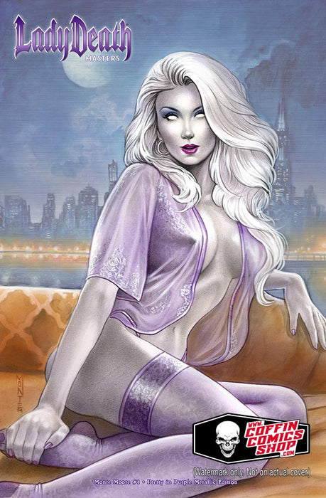 Lady Death: Masters - Monte Moore #1 Pretty in Purple Metallic Edition