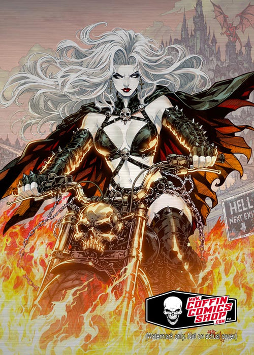 Lady Death: Midnight Rider Metallicard