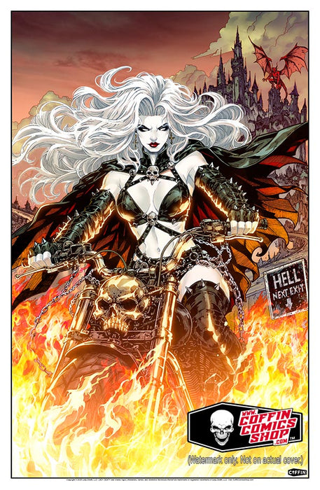 Lady Death: Midnight Rider 11x17" Print