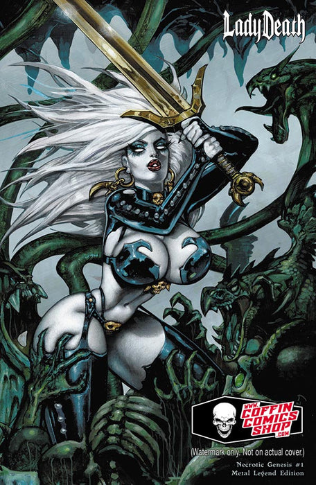 Lady Death: Necrotic Genesis - Metal Legend Edition (Mockup) - Catacomb 2/19