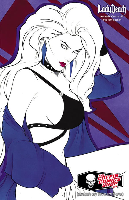 Lady Death: Necrotic Genesis - Pop Art Edition - Signed by Monte Moore (Warehouse Finds 10/30)