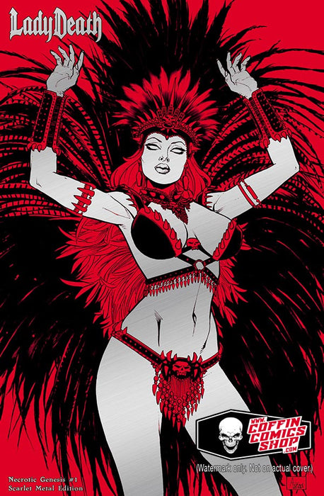 Lady Death: Necrotic Genesis - Scarlet Metal Edition (BP Edition!) - Catacomb 3/19