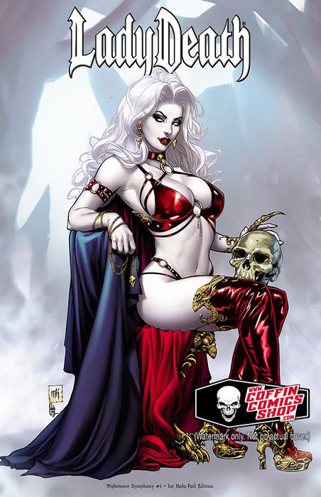 Lady Death: Nightmare Symphony #1 - Ice Holo-Foil Edition (BP Edition) - Catacomb 12/5