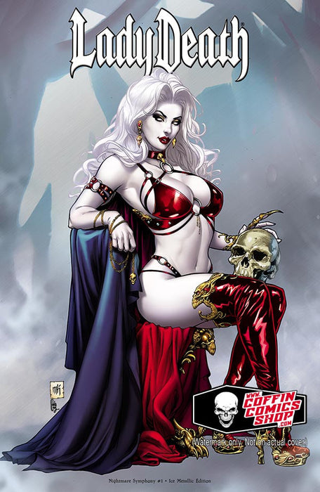 Lady Death: Nightmare Symphony #1 - Ice Metallic Edition (LOW #5) - Catacomb 11/21