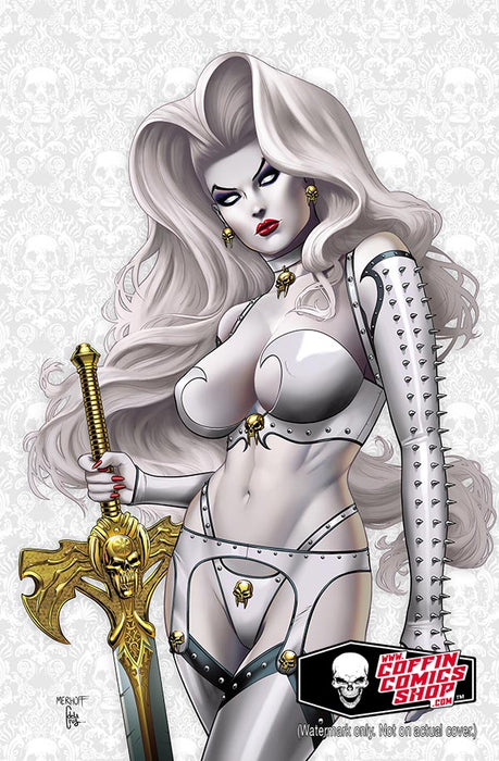 Lady Death: Nightmare Symphony #1 - Lethal Stare Virgin Art Edition (BP Edition!) - Catacomb 12/18