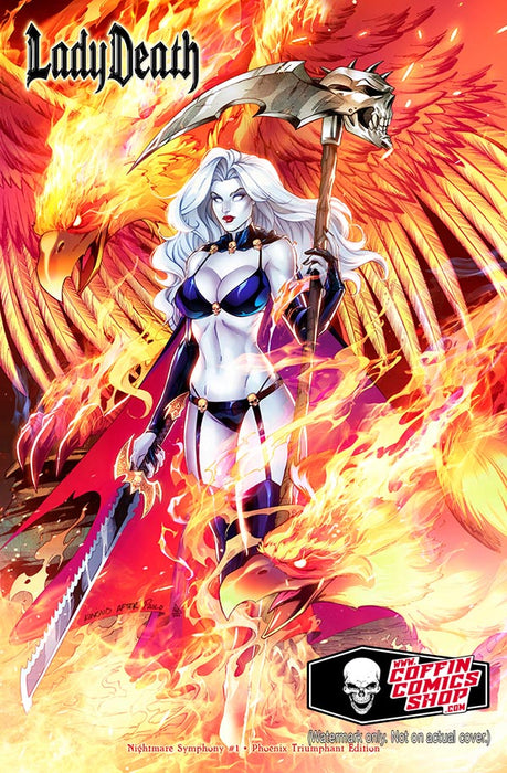 Lady Death: Nightmare Symphony #1 - Phoenix Triumphant Edition (BP Edition!) - Catacomb 9/26