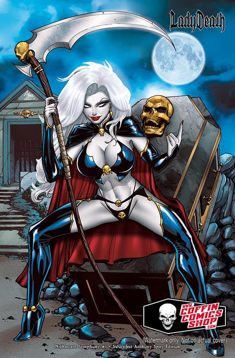 Lady Death: Nightmare Symphony #1 - Swornfest Anthony Spay Edition (BP Edition!) - Warehouse Finds 11/6