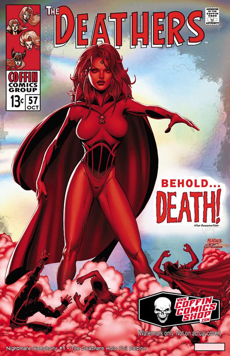 Lady Death: Nightmare Symphony #1 - The Deathers Holo-Foil Edition (LOW #4) - Catacomb 8/13