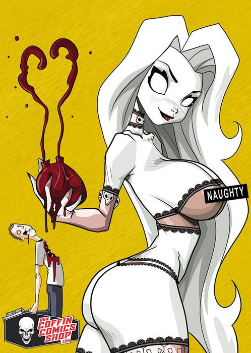 Lady Death: Naughty Heartless Metallicard (Artist Proof #4) - Gold (Catacomb 6/11)