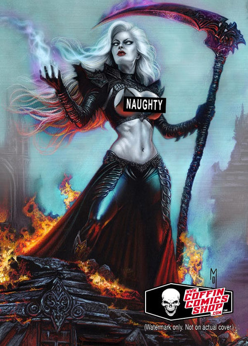 Lady Death: Naughty Hell Bringer Metallicard (Mockup) - Catacomb 8/20
