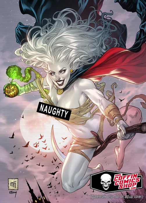 Lady Death: Naughty Night Flight Metallicard