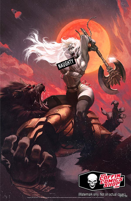Lady Death: Naughty Roar 11x17" Print