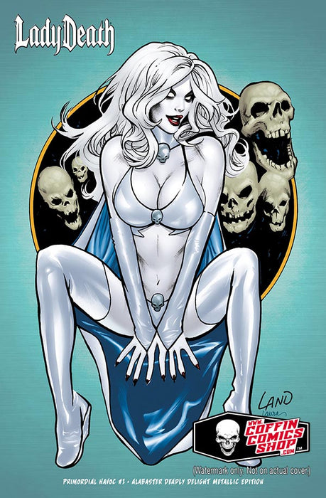 Lady Death: Primordial Havoc - Alabaster Deadly Delight Metallic Edition